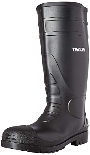 TINGLEY 31151 Economy Kneed Boot for Agriculture, 15-Inch, Men's Size 9, Black