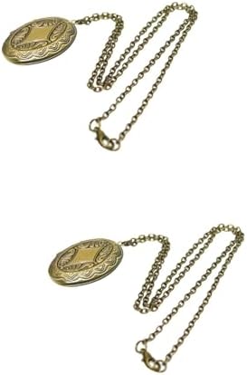 SOIMISS 2 Piezas Collar Con Foto Personalizada, medallón de fotos...