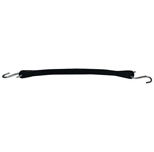 S-Line 95815 Rubber Tarp Strap 15-Inch, EPDM Natural Rubber, 19-Inch Hook to Hook, Made In USA