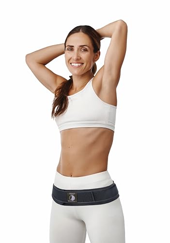 Serola Sacroiliac Belt for SI Joint Dysfunction – (Large fits 40” to 45”) Lower Back, Pelvic & Hip Support brace for Women & Men, Non-Slip, Adjustable & Breathable Brace