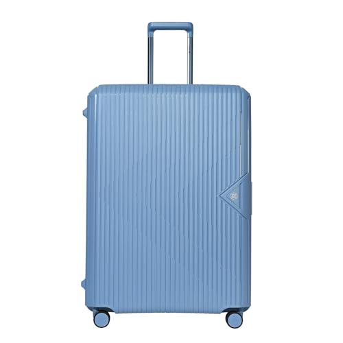 Image of CARLTON Locke Check-in Trolley Bag, 77.5cm | Large | Hardsided Luggage| Smooth 8-Wheel Suitcase| TSA Lock with Anti Theft Zipper | Multipocket Convipack | 5-Year International Warranty (Light Blue)