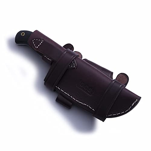 Gcs Handmade Tracker Knife D2 Steel Hunting Knife Tactical Knife Micarta Handle Fixed Blade Knife Survival Knife Right Hand Scout Carry Leather Sheath For Hunting Camping And Edc Gcs 304 (Grey) #TOP5