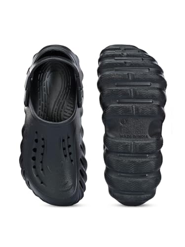 Image of Men's Classic Casual Clogs /Sandals with Adjustable Back Strap for Adult | Comfortable & Light Weight | Stylish & Anti-Skid | Waterproof & Daily Mules for Gents & Boys