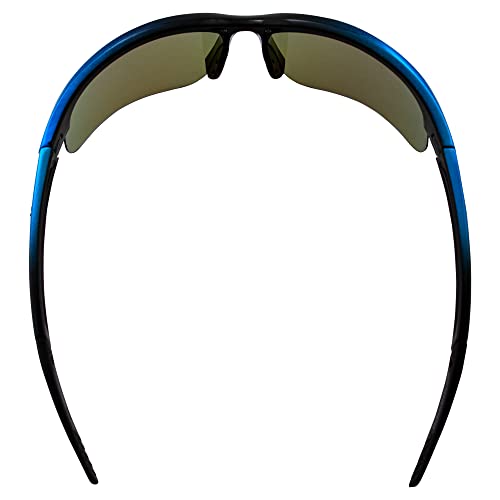 MAXX Domain Sport Golf Sunglasses Black and Blue with Polarized Blue Mirror Lens4