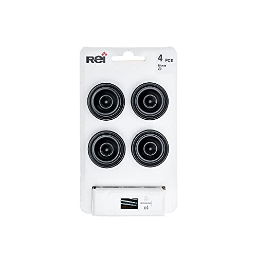Boutons de meuble ronds en zamak laqué Amig REI 35 mm Lot de 4