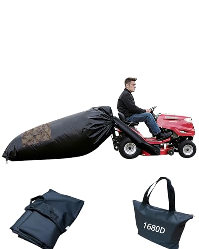 Lawn Tractor Leaf Bag 1680D Heavy Duty Material 54.Cu.Ft Standard Leaf Bagger for Riding Lawn Mower,Heavy Duty Leaf Grass Collection Bagger (1680D Leaf Bag)