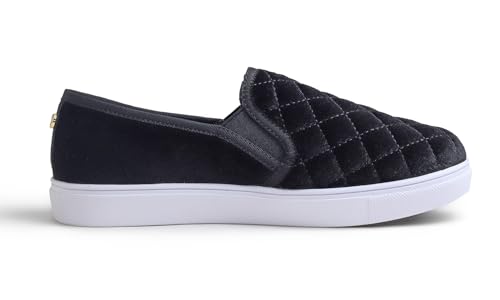 Image of FEVERSOLE Women's Casual Slip On Sneaker Comfort Quilted Loafer Flats