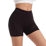 Vinconie Short Leggings for Women Under Skirt Above Knee Leggings for Women Soft, Medium / (10 12), Black