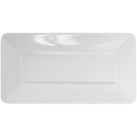 Delfin 15" x 8" White Rectangular Pacific Rim Tray Cover
