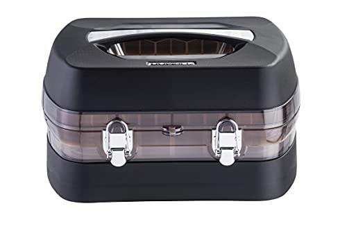 Esmalte de unha caixa Organizadora Display para 34 Esmaltes com 1 bandeja e Pump acetona/acetona dispenser