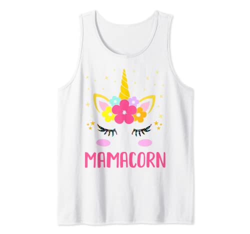 Funny Mamacorn Unicorn Costume Mom Mother's Day Camiseta sin Mangas