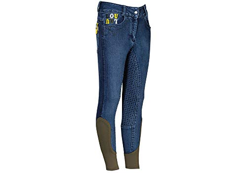 Harry's Horse Loulou Hamilton Full Grip - Pantalones de equitación, Color Azul, Color Blue-Nights, tamaño 128