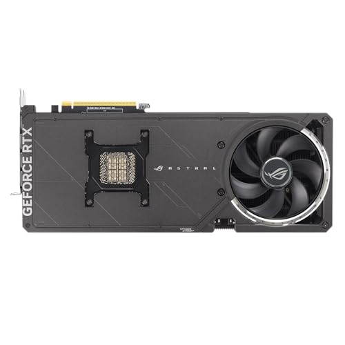 Image of ASUS ROG Astral GeForce RTX 5090 OC Edition Gaming Graphics Card (PCIe 5.0, 32GB GDDR7, HDMI /DP 2.1, 3.8-Slot, 4-Fan Design, Axial-tech Fans, Patented Vapor Chamber, Phase-Change GPU Thermal pad)