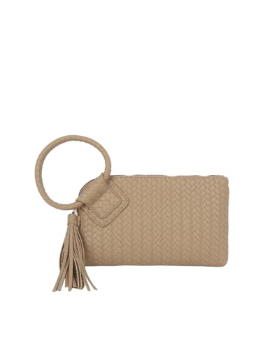 Image of Womens Clutch Purse Wristlet Wallet Evening w /Hand Strap Casual Formal Vegan Leather - Metro Muse