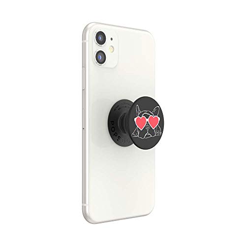 Image of PopSockets Adhesive Phone Grip, Holder, Phone Stand, Dog - Sleepy Shades