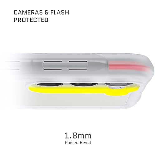 Image of Ghostek Covert Galaxy S23 Plus Case Clear Shockproof Protective Phone Cover with Slim Shock Absorbent Bumper Wireless Charging Compatible Designed for 2023 Galaxy S23+ (6.6 in) (Clear)