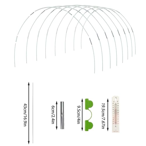 Structure en fibre de verre pour parterres surélevés avec mailles et gants - 7
