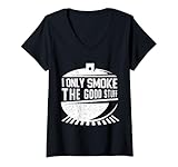 Photo Gallery donna i only smoke the good stuff bollitore grill bbq smoker humor maglietta con collo a v Photo Gallery donna i only smoke the good stuff bollitore grill bbq smoker humor maglietta con collo a v