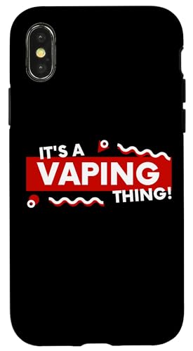 It's a Vaping Thing Funny Vape Mod Joke Disposable Vaping �X�}�z�P�[�X iPhone X/XS �p
