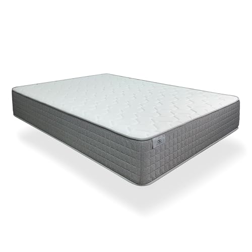 FUSIONHOME - Colchón Viscoelástico 105x200 - Altura 30 cm Platinium - Máximo Confort y Soporte - Viscoelástica Premium de Alta Densidad - Doble Capa Invierno/Verano - Firmeza Media - Transpirable