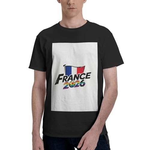 Coupe de football 2026 maillot France t-shirt manches longues noir grand taille