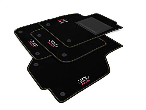 DORENAH Alfombrillas de moqueta a medida compatibles con Audi A3 8L 1996-2003...