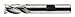 Drillco 5100A Series High-Speed Steel Regular Length Finishing Non-Center Cutting End Mill, Uncoated (Bright) Finish, 6 Flute, 30 Degrees Helix, Square Nose End, 1-7/8" Cutting Length, 15/16" Cutting Diameter, 4" Length, 5/8" Shank Diameter