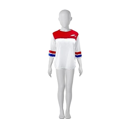 Camiseta de Béisbol de Payasa Villana para niña Talla de 7 a 9 años