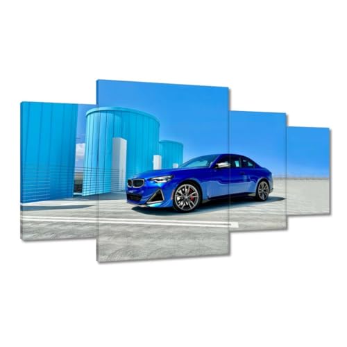 Tableau voiture de sport décoration murale grand format 160x90 cm salon moderne