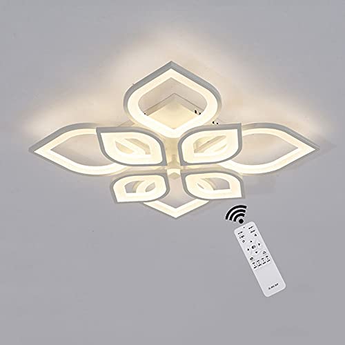 Plafonnier LED moderne à encastrer 36W variable avec télécommande pour chambre
