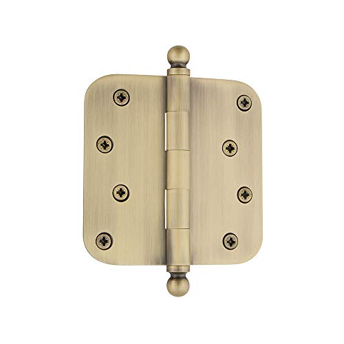 Image of Nostalgic Warehouse Ball-Tip Residential Door Hinge with Radius Corner
