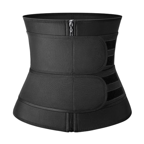 KJBDQQH Cinturón Abdominal para Mujeres Faja Moldeadora de Cintura, Faja Deportiva, Moldeadora Abdominal, Correas de cinturón para Uso Diario(3 Bones Zipper,XS)