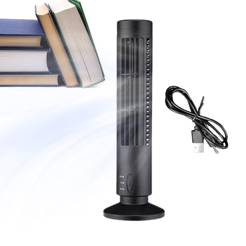 Genérico Fuerte ventilador de torre de de escritorio de, ventilador de torre USB para escritorio, para hogar, lugar de trabajo, adecuado para accesorios interiores