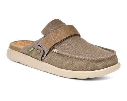 Image of Sanuk Mens Happy Hour Lite | Bottle Opener Buckle | Slip On Shoes for Men | Mens Loafers | Removable EVA Insole