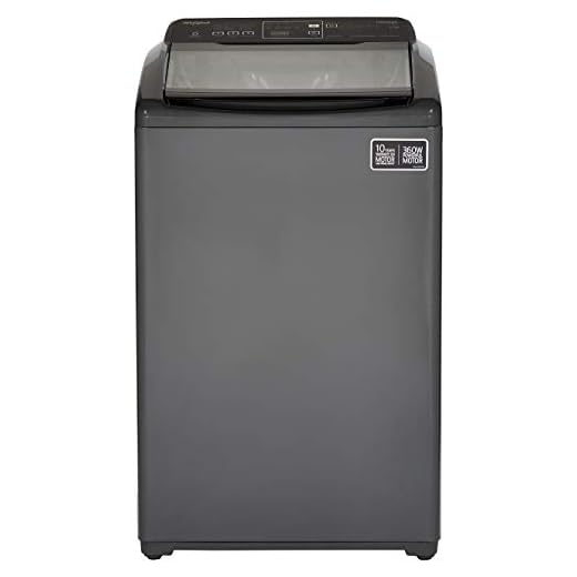 Whirlpool 6.5 Kg Fully-Automatic Top Loading Washing Machine (WHITEMAGIC ELITE 6.5 10YMW, Grey)