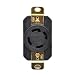 Superior Electric YGP027F Twist Lock Wall Mount Electrical Receptacle 4 Wire, 30 Amps, 125/250V, NEMA L14-30R