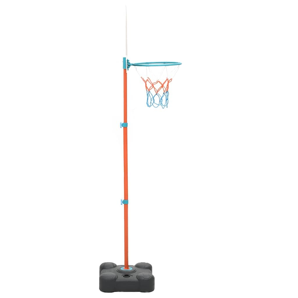 Mangloder - Juego de baloncesto portátil ajustable de 109 a 141 cm, para niños de interior y exterior, entrenamiento deportivo con cesta, anillo de red, para niños a partir de 3 años