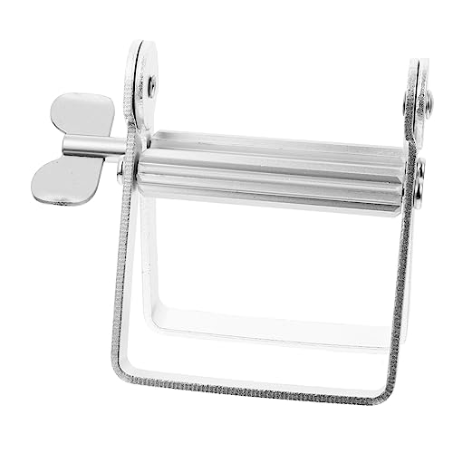 IWOWHERO Exprimidor De Pasta De De De Herramienta De Squeeze Para Lociones Accesorio Práctico En Color Plateado Para Uso En El Hogar y Salones De Belleza