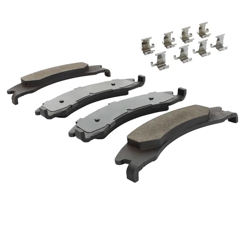 Image of QUALITY-BUILT Rear Semi-Metallic Brake Pads, Black Series 1003-1329M, Compatible with 2008-2014 Ford (E-150,E-250,E-350 Econoline,E-350 Super Duty,Econoline Van,Econoline Wagon)