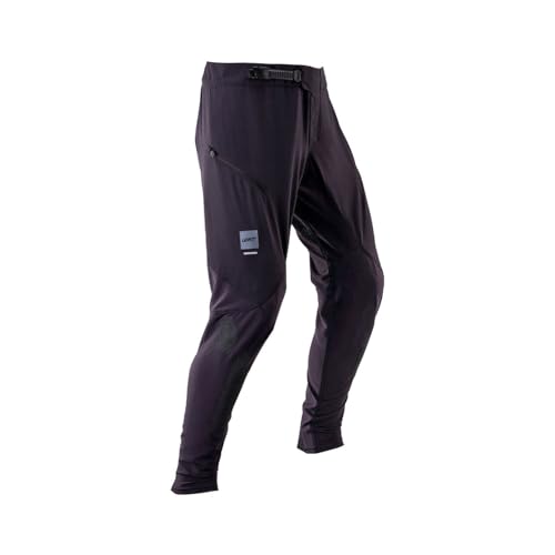 Leatt MTB-Hose Gravity 3.0 – technisch und strapazierfähig für Enduro und Trail | Mattschwarz/Grau | S/US30/EU48