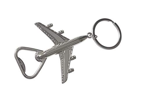 bijouxmodefashion Porte-clés, décapsuleur, ouvre-Bouteille Avion de Ligne Acier chromé Cover