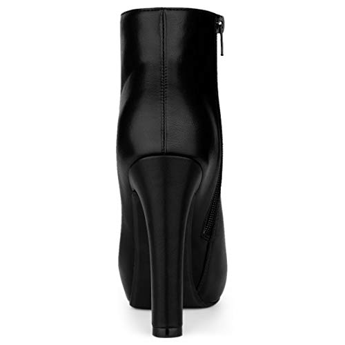 Allegra K Women's Platform Chunky Heel Ankle Boots4