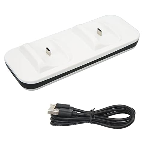 SPYMINNPOO Gamepad charging stand,Game Gamepad Bracket Double Dock Charger Charging Stand Accessory for PS5 Controller Children'S Toys Electric Toys, Electronic Pets, Voice Toys Cover