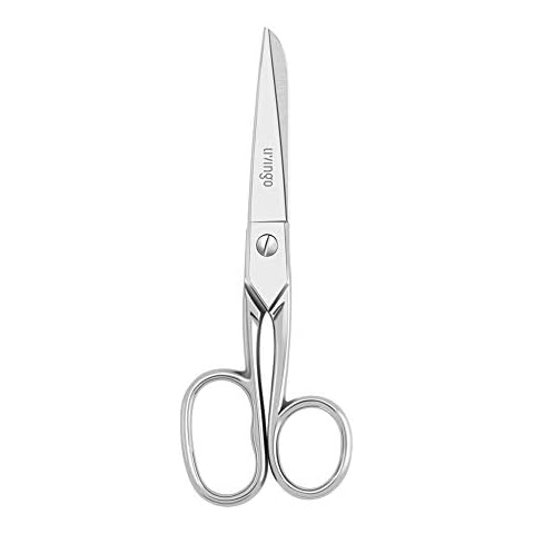 LIVINGO 6'' Professional Forged Fabric Scissors, Precision Tailor Small Scissors Heavy Duty, Sharp Stainless steel Sewing Shears for Crafting Supplies Cover