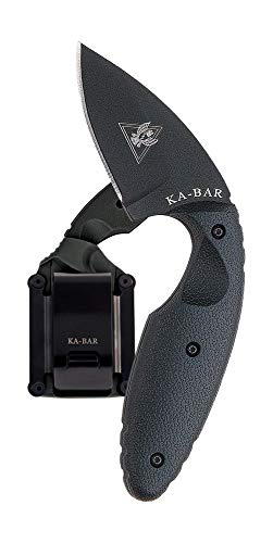 KA-BAR TDI Law Enforcement Straight Edge Knife,Black - Thumbnail 2