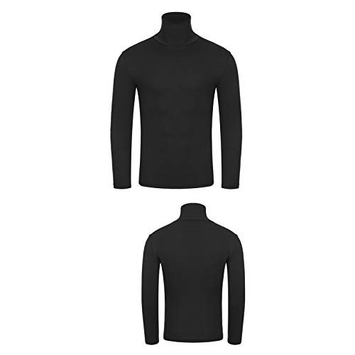 Mens Half Turtleneck Long Sleeve Pullover Basic Undershirt Stretch Slim Fit Sweaters for Men Thermal Sweater3