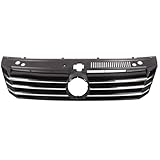 PATAJP4U Fit For VW 2012-2015 Passat Front Bumper Grille Upper Grill Assembly Chrome, Quality Verified & Fitment Tested