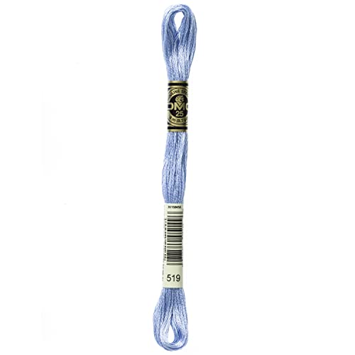 Image of DMC 6-Strand Embroidery Cotton Floss, Sky Blue