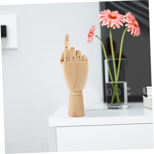 Main de mannequin flexible en bois pour la déco de studio