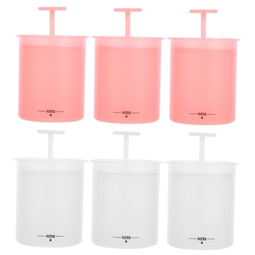 KAILIKETIY 6個 洗顔泡立て器 フェイシャルクレンジング用泡メーカー 顔用フォーム作成ツール 簡単操作 独立アクセサリーで清掃楽々 きめ細か